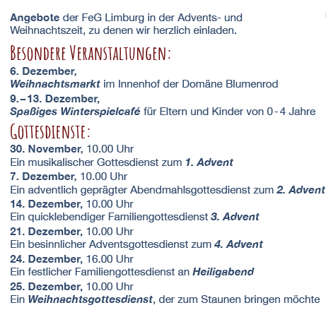 Adventszeit 2025